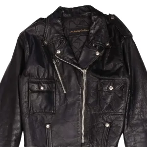VINTAGE ORIGINAL HARLEY DAVIDSON AMF WOMEN SPORTSTER LEATHER JACKET 1960S SMALL