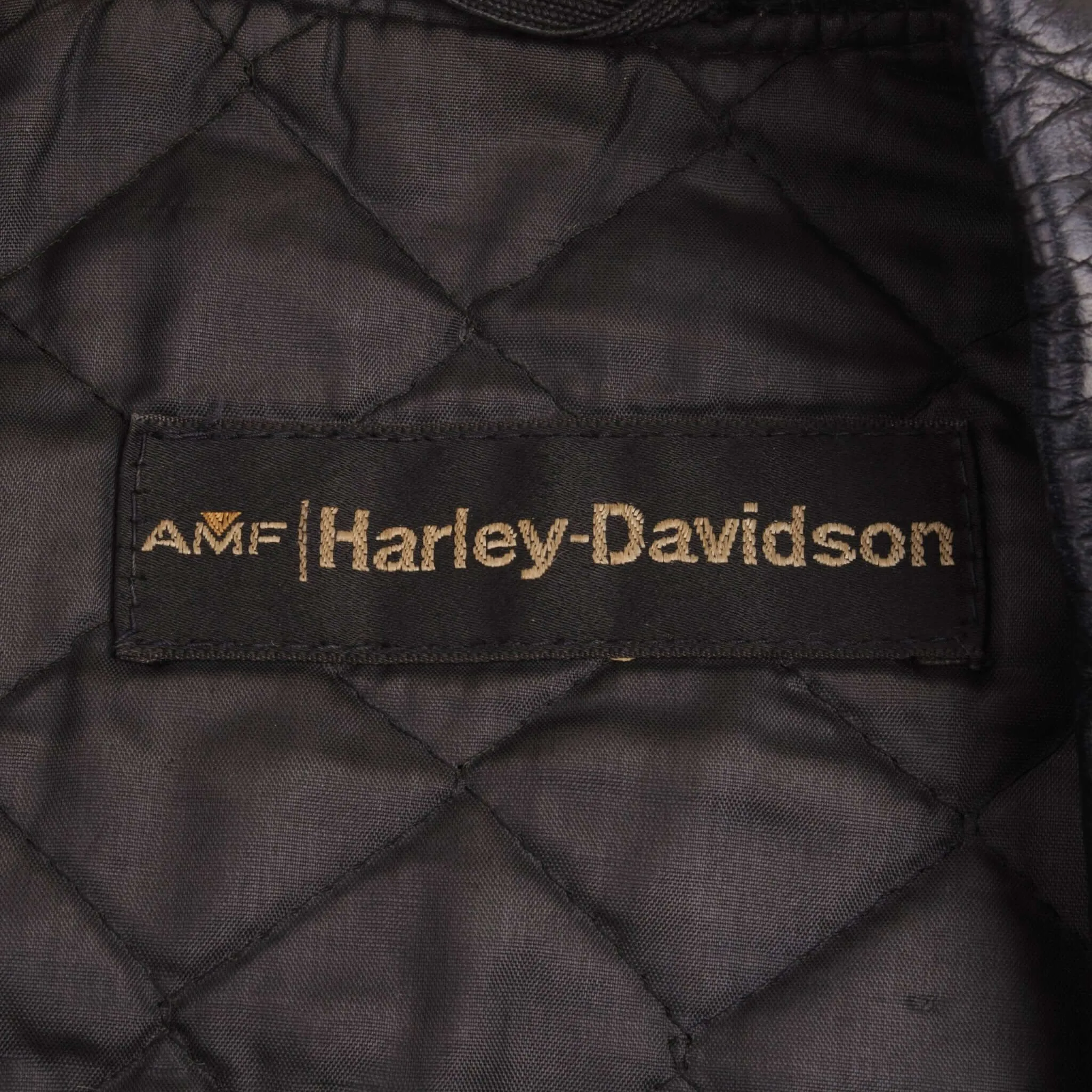 VINTAGE ORIGINAL HARLEY DAVIDSON AMF WOMEN SPORTSTER LEATHER JACKET 1960S SMALL