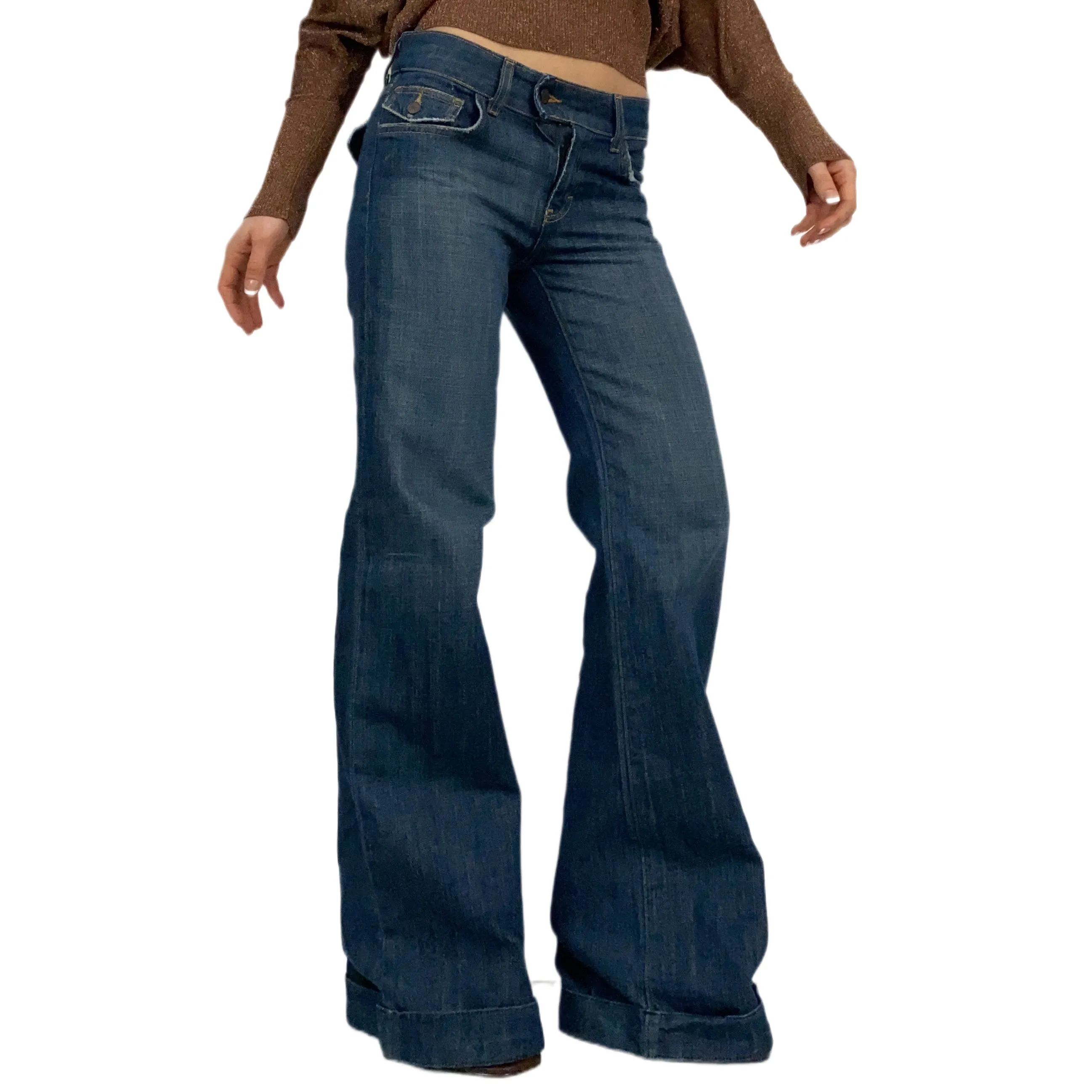 Wide Leg Trouser Jeans (S)